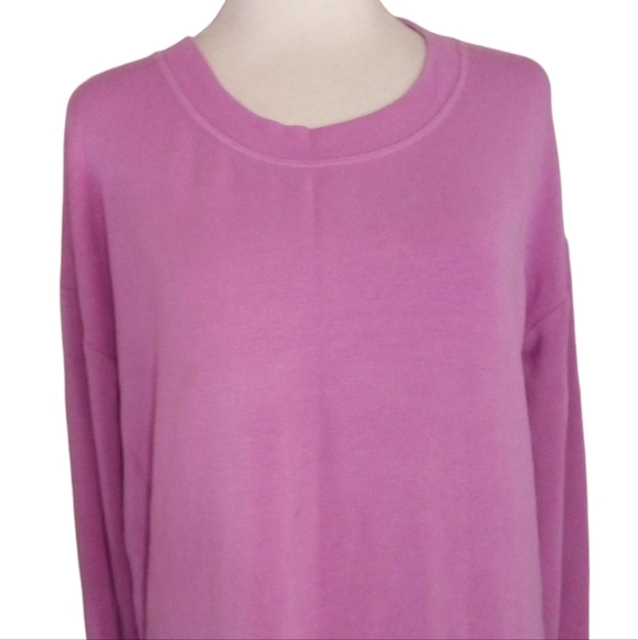 Athleta Coastal Luxe Super Soft Modal Blend Sweatshirt in Plumeria Purple Sz XS - Picture 6 of 11